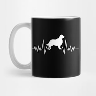 Golden Retriever Heartbeat Gift For Golden Retriever Lovers Mug